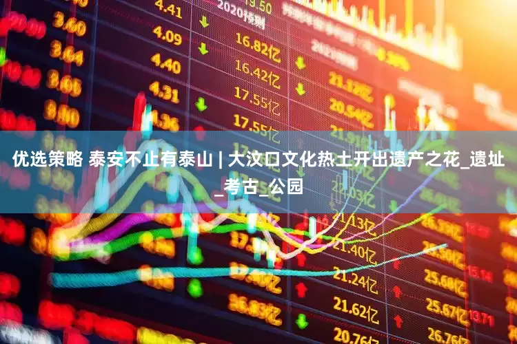 优选策略 泰安不止有泰山 | 大汶口文化热土开出遗产之花_遗址_考古_公园
